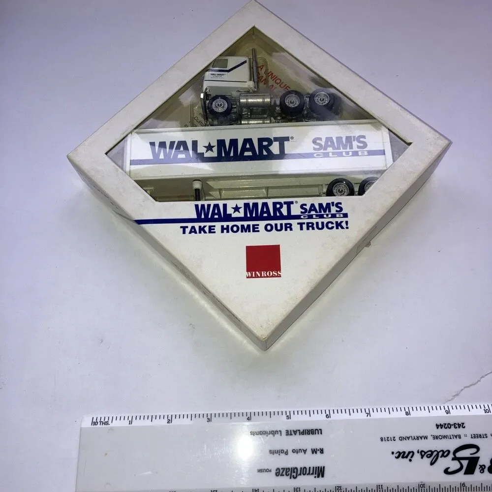 Winross Promotional Wal-Mart Sam's Club Die-Cast Semi Truck & Trailer